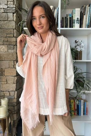 Classic Portobello Scarf Ballet Blush /20
